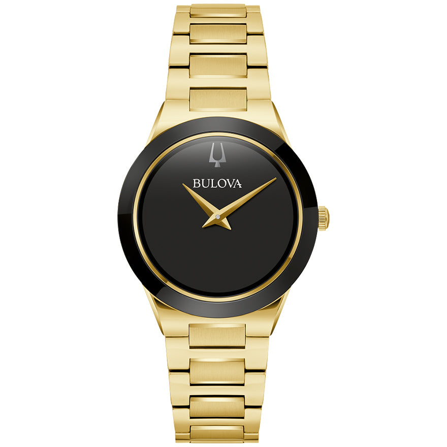 Bulova Millennia Gold Tone Ladies Watch | 97L175