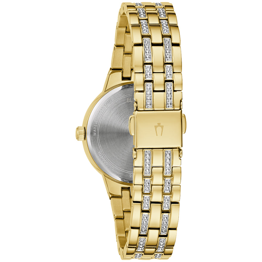 Bulova Phantom Gold Tone Ladies Watch | 97L176