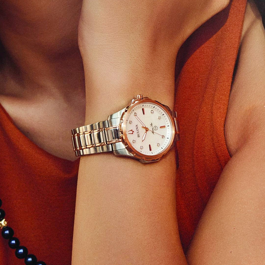 Bulova Marine Star Women's Watch 98P227 – Ann-Louise Jewellers