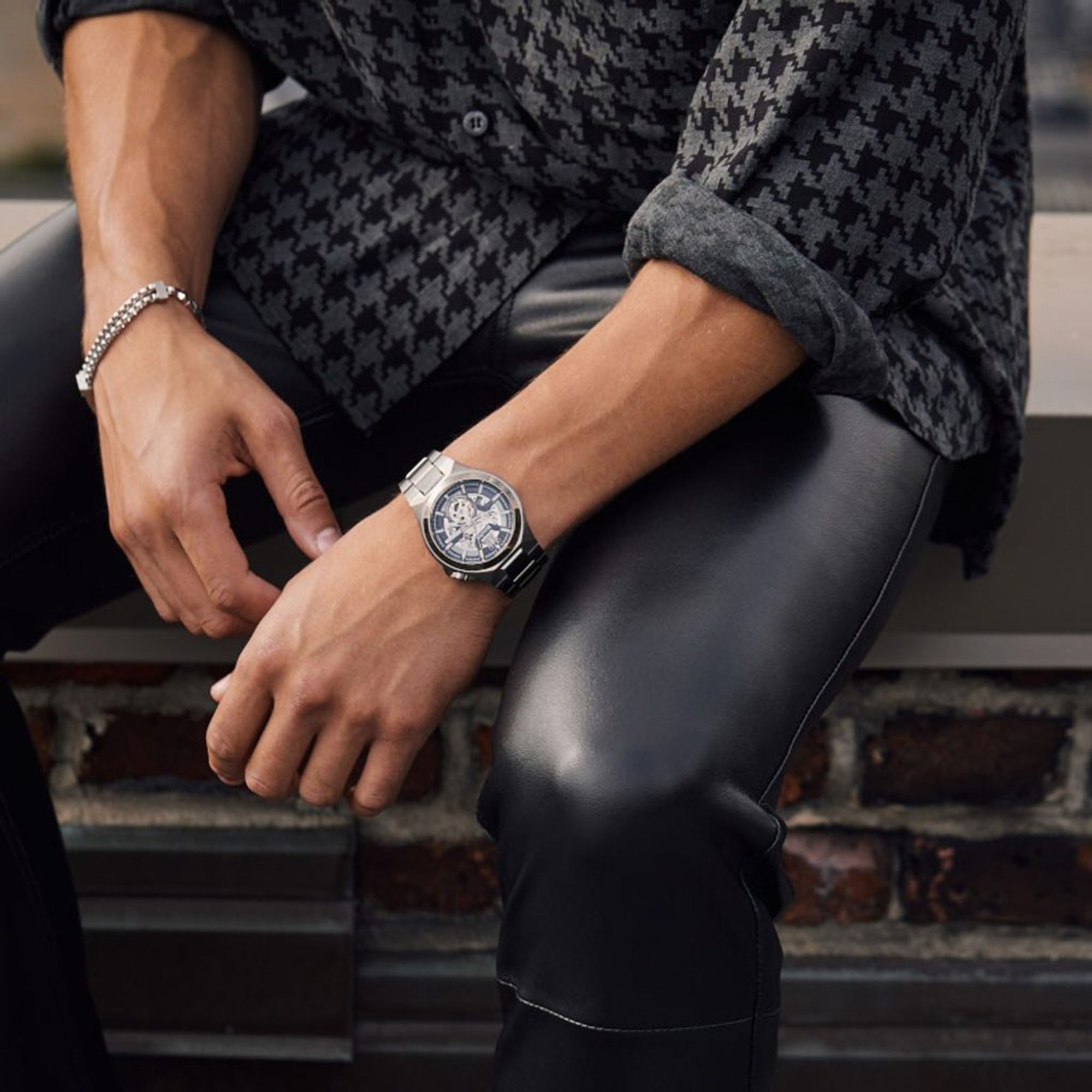 Bulova Men's Classic Automatic Watch Black Stainless Steel