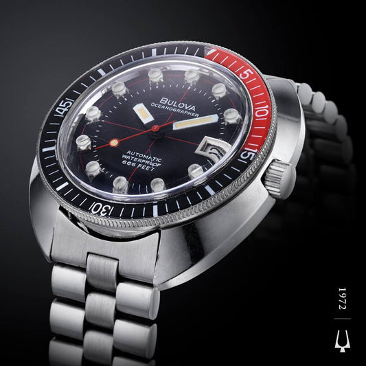 Bulova Oceanographer Devil Diver Stainless Steel Watch 98B320