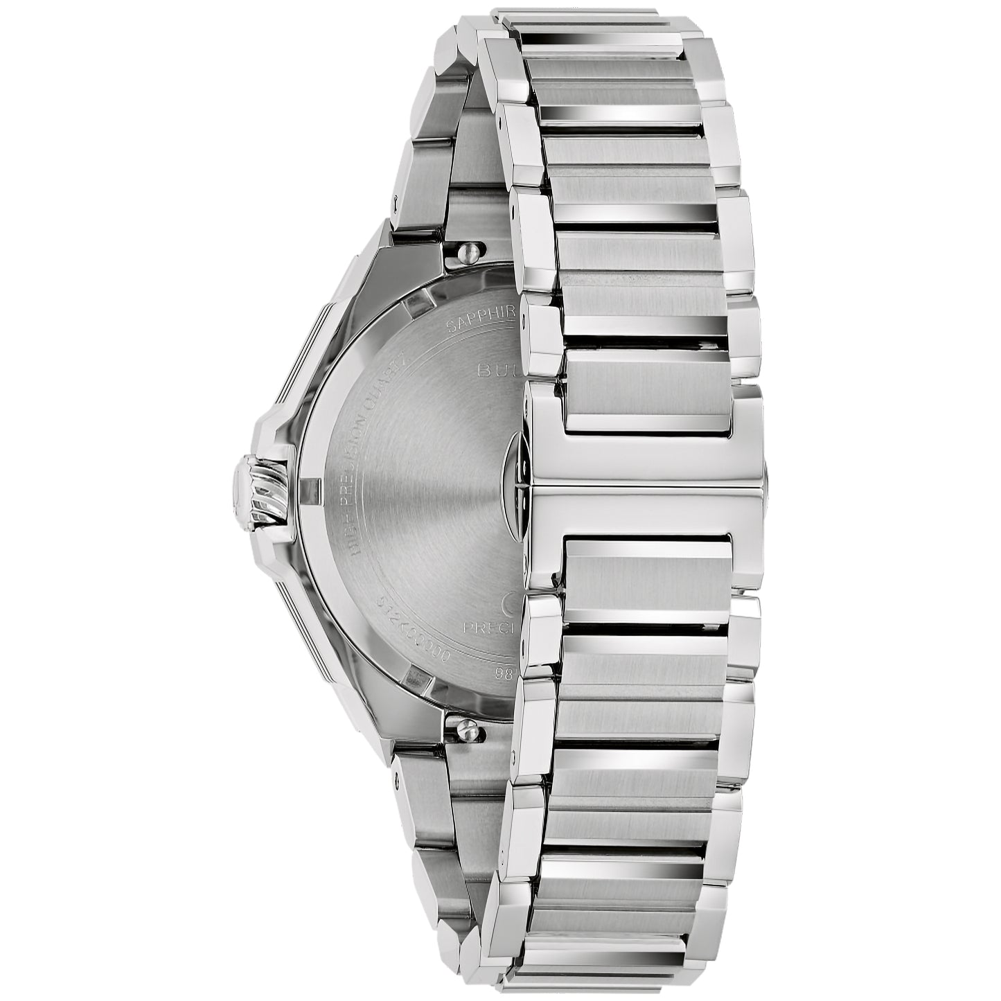 Bulova Series X Black Dial Stainless Steel Bracelet Watch | 98B456