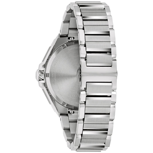 Bulova Series X Black Dial Stainless Steel Bracelet Watch | 98B456