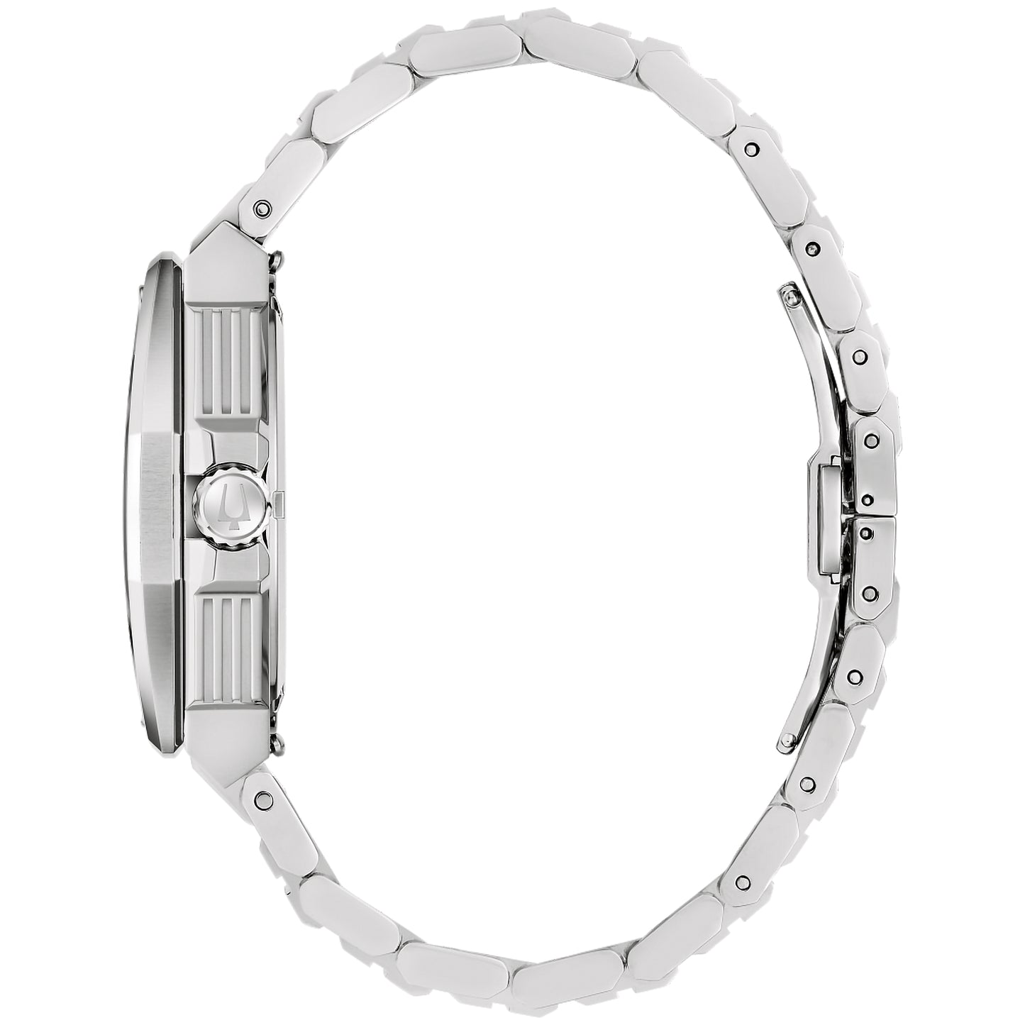 Bulova Series X Black Dial Stainless Steel Bracelet Watch | 98B456