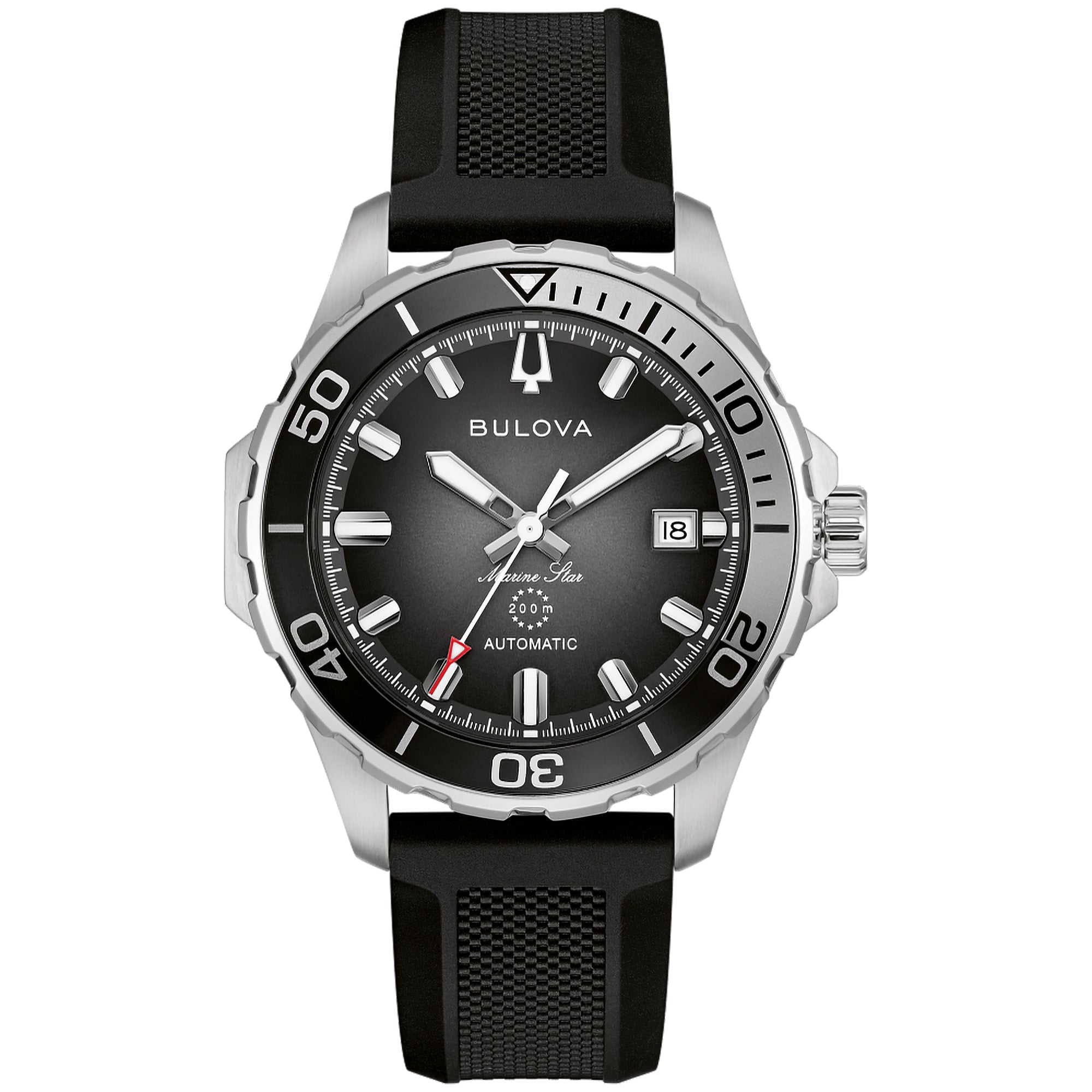 Bulova Marine Star Black Dial Watch | 98B465