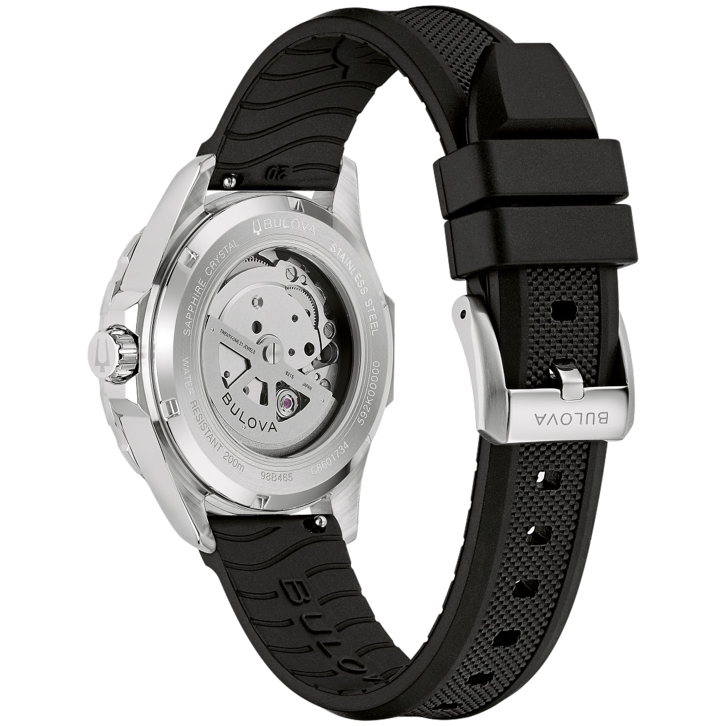 Bulova Marine Star Black Dial Watch | 98B465