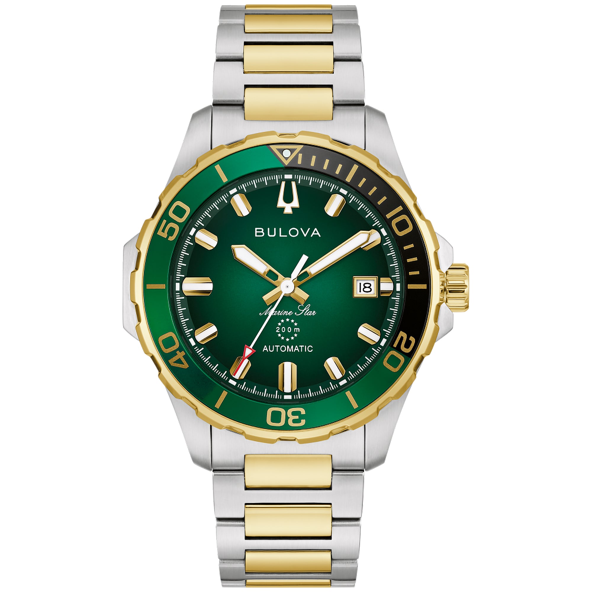 Bulova Marine Star Green Dial Watch | 98B467 – Ann-Louise Jewellers