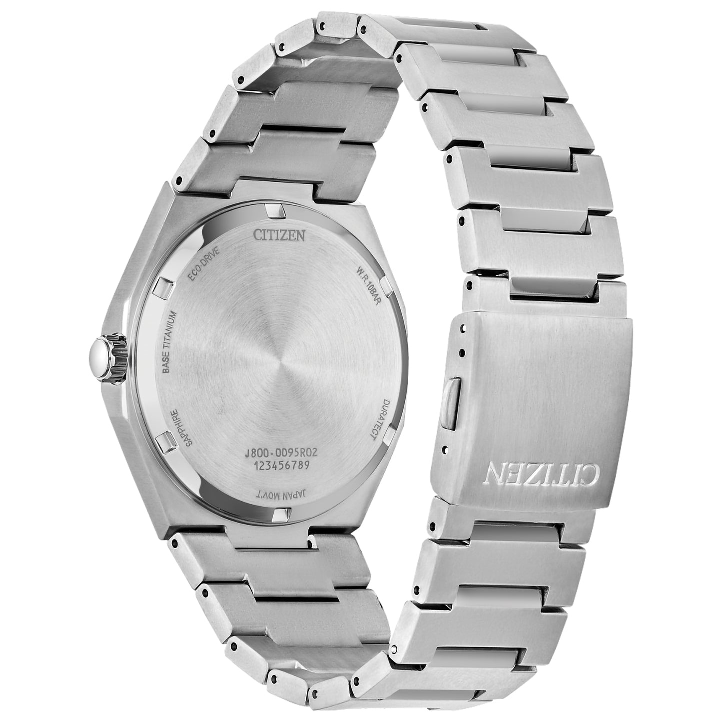Citizen Eco-Drive Zenshin Three-hand White Dial Titanium Watch | AW0130-85A