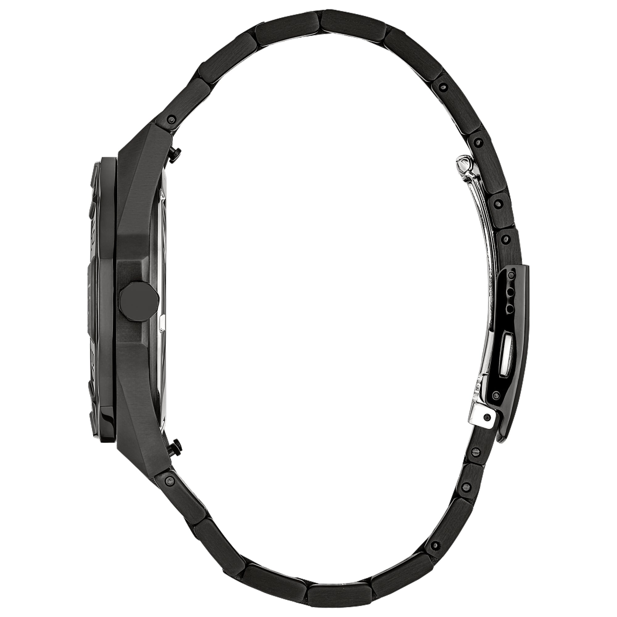 Citizen Eco-Drive Brycen Black Dial Stainless Steel Bracelet | AW1855-