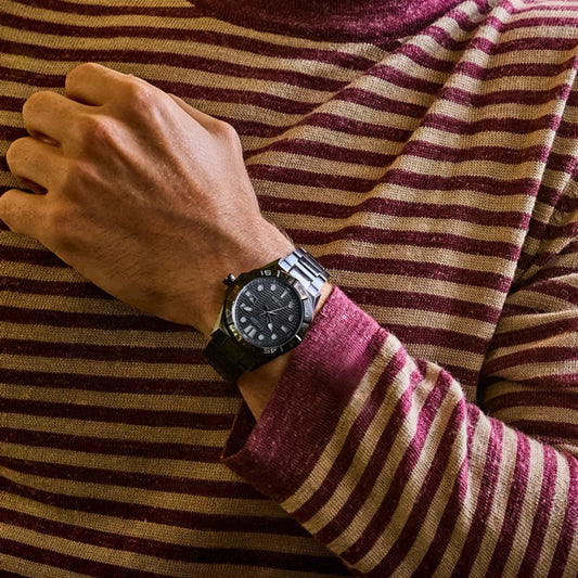 Citizen Eco-Drive Brycen Black Dial Stainless Steel Bracelet | AW1855-52E