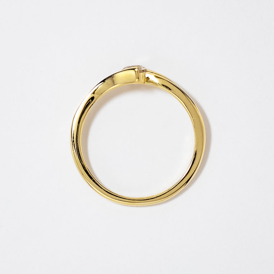 Promise Ring in 10K Yellow Gold (0.20 ct tw)