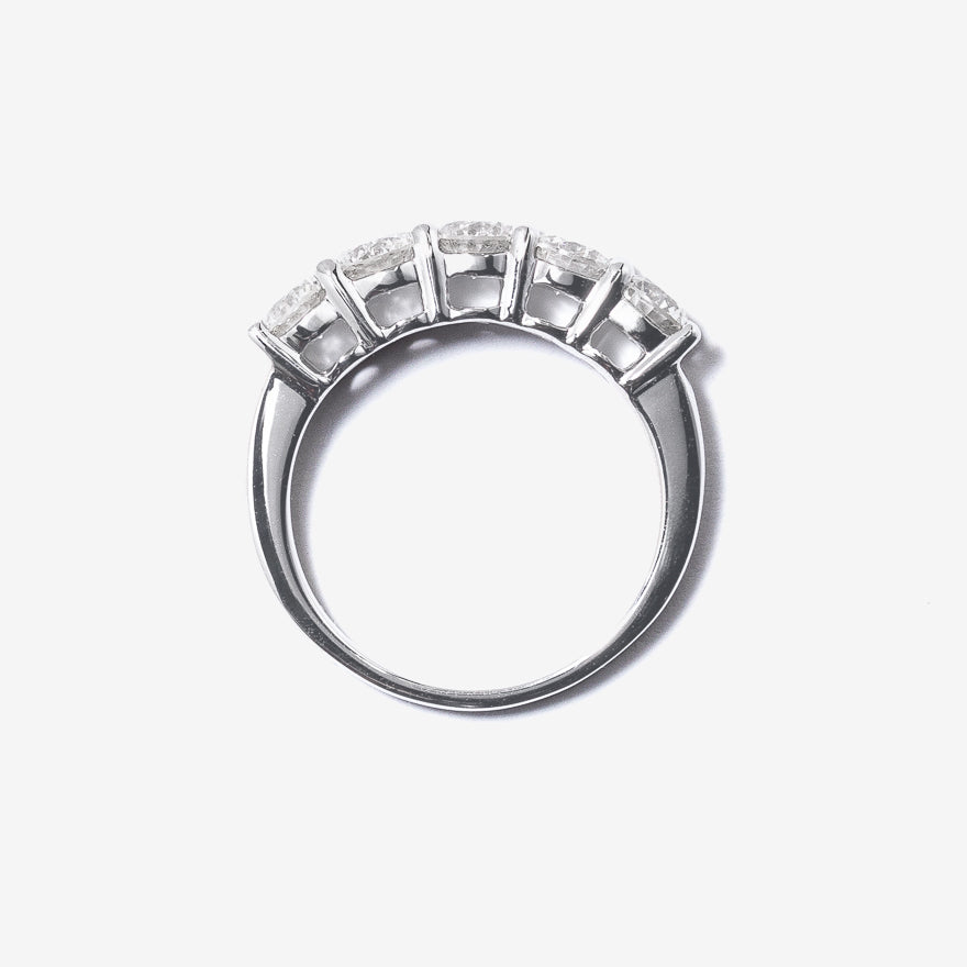 Diamond Anniversary Ring in 14K White Gold (1.50 ct tw)
