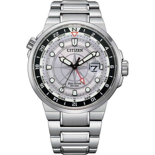 Citizen Eco-Drive Endeavor Silver-Tone Dial Stainless Steel Watch | BJ7140-53A