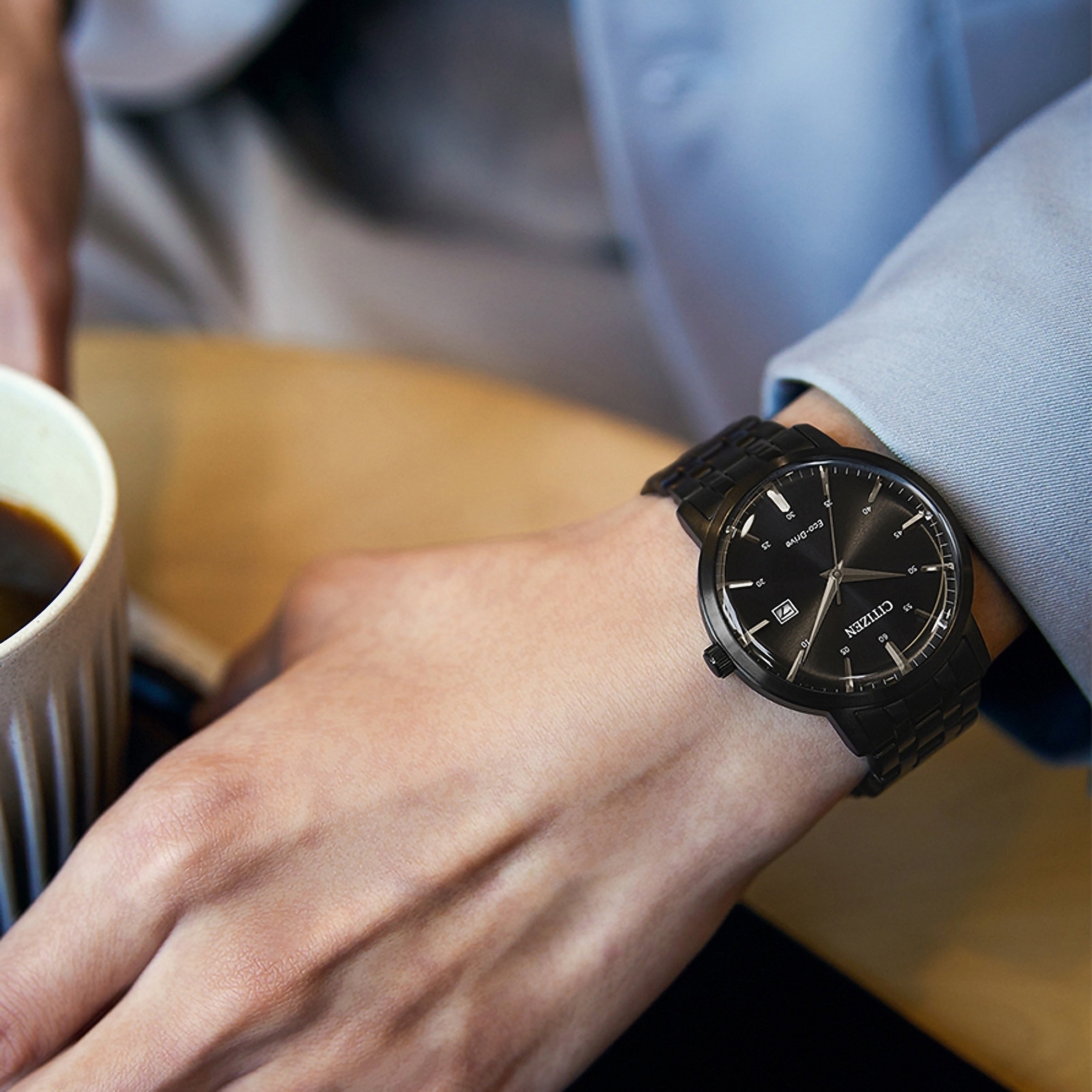 ハルマチ Citizen Eco-Drive Black Dial Men's Watch | BM7465-84E – Ann-Louise