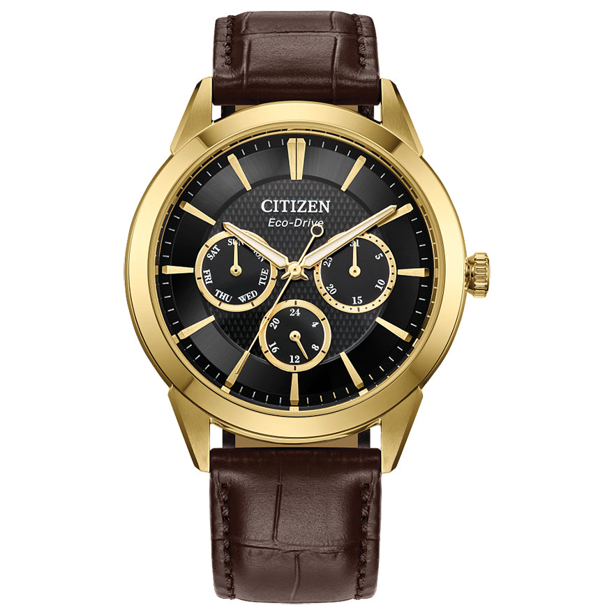 Citizen Eco-Drive Classic Leather Strap Watch | BU2112-06E