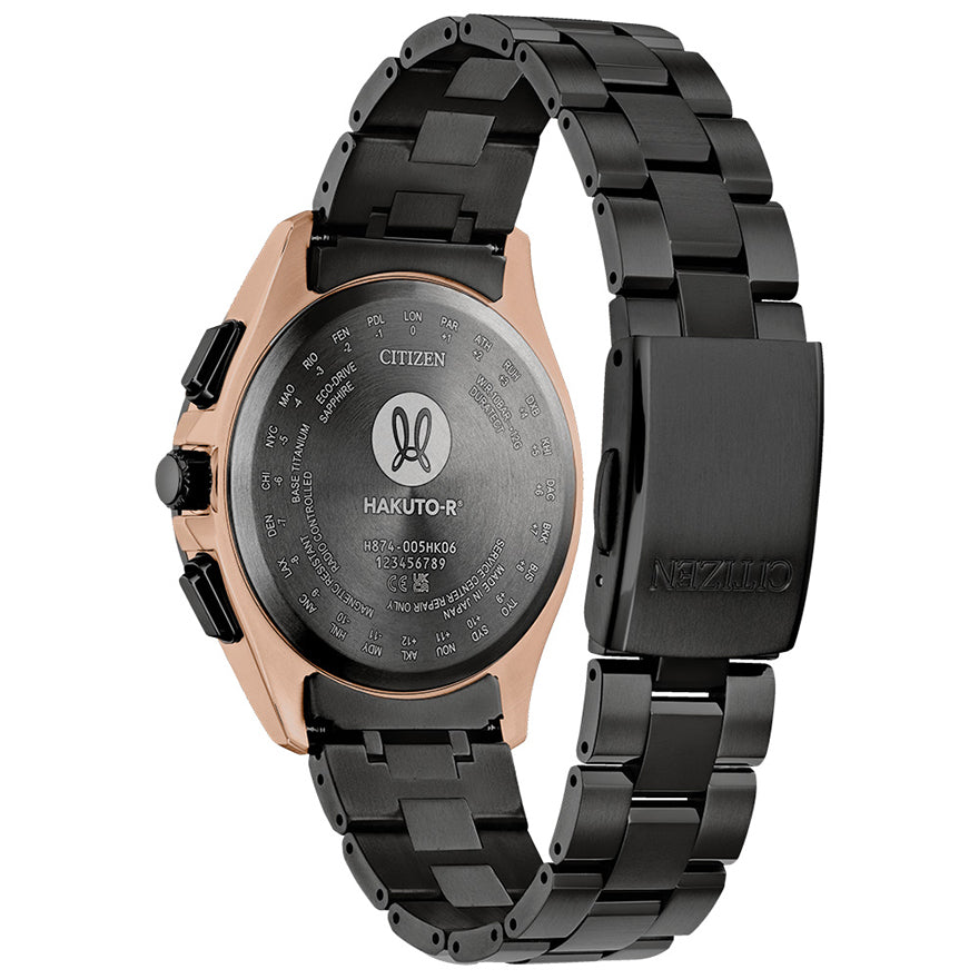 Citizen Eco-Drive Attesa Hakuto-R Yellow Dial Super Titanium | BY1009-64Y