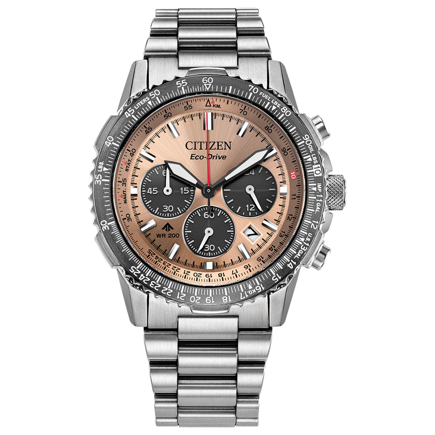 Citizen Eco-Drive Promaster Navihawk Salmon Dial Watch | CA4664