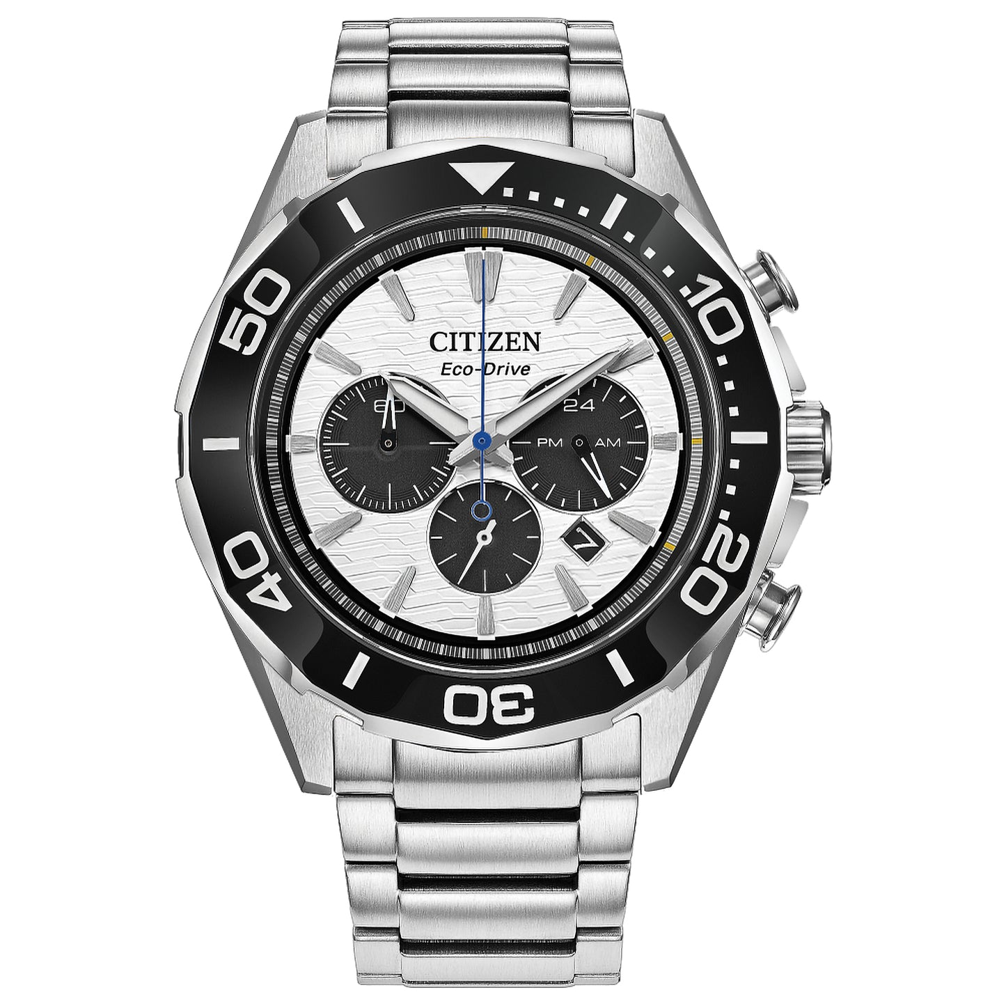 Citizen Eco-Drive Endeavor Chrono White Dial Watch | CA4730-59A