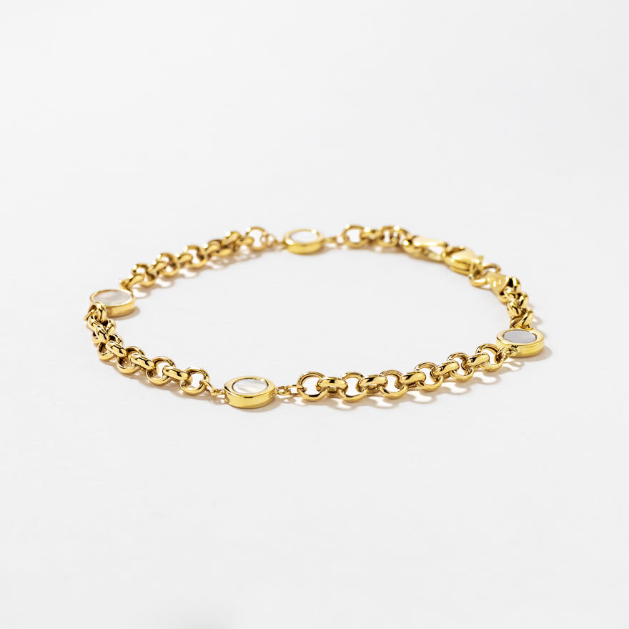 10k gold bracelet deals charms