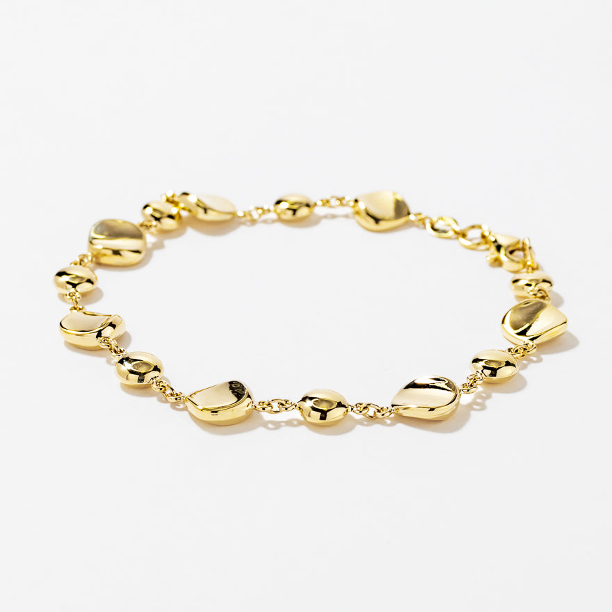 Pebble Bracelet in 10K Yellow Gold