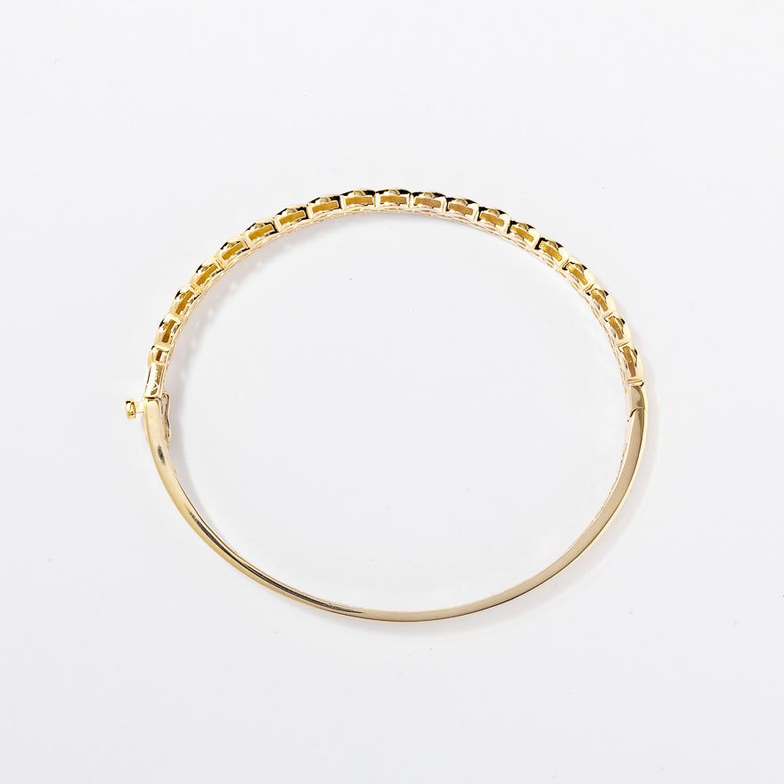 Braided Bangle in 10K Yellow Gold