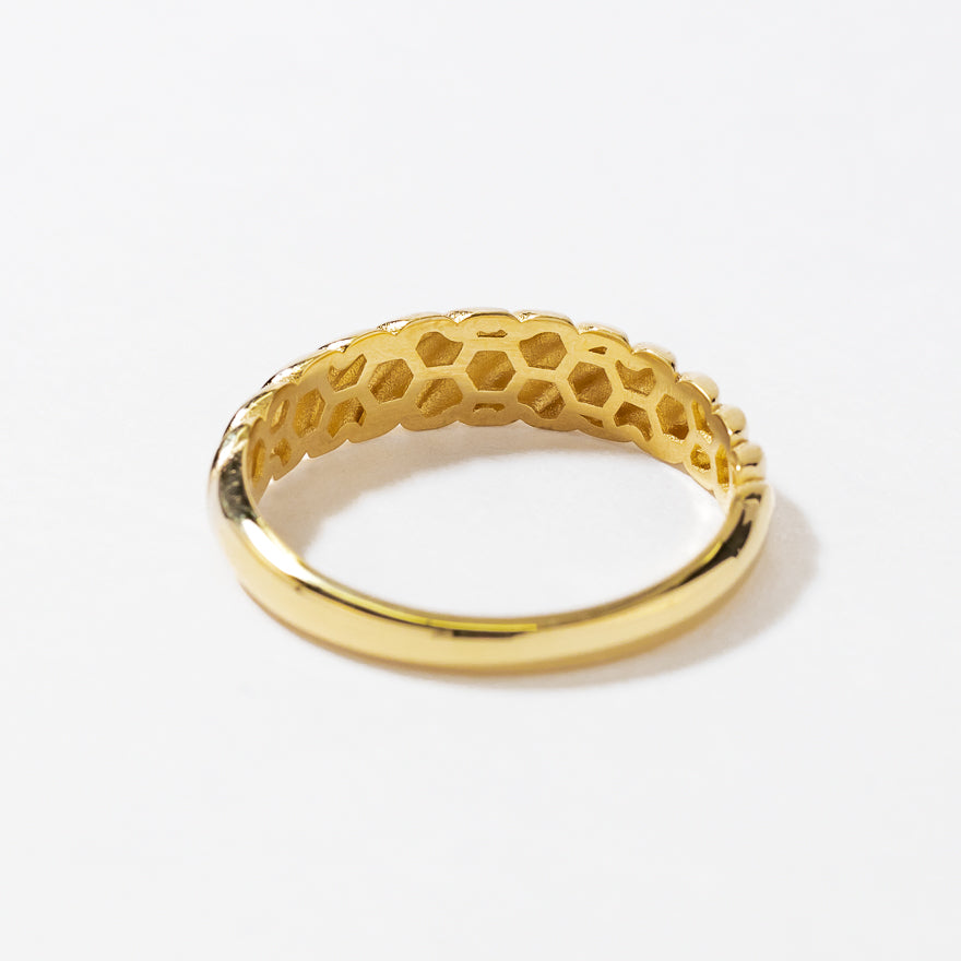 Baguette Ring 10K Yellow Gold