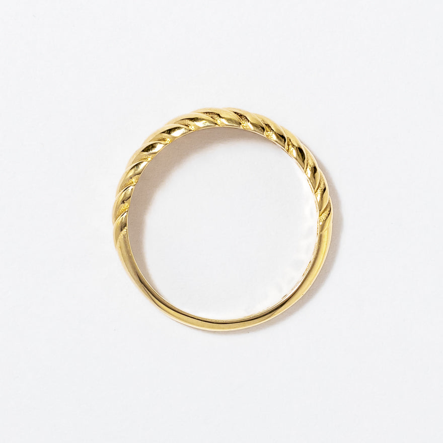 Baguette Ring 10K Yellow Gold