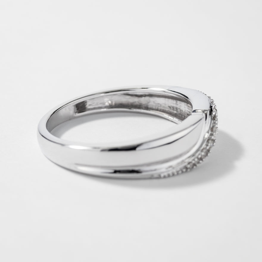 Promise Ring in 10K White Gold (0.10 ct tw) – Ann-Louise Jewellers