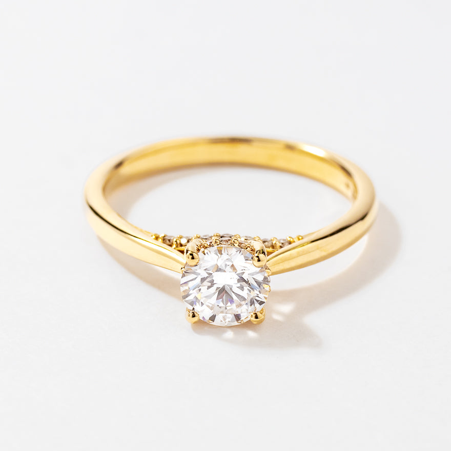 Diamond Engagement Ring in 14K Yellow Gold (0.83 ct tw)