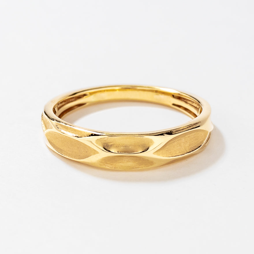 Men's Wedding Band 10K Yellow Gold