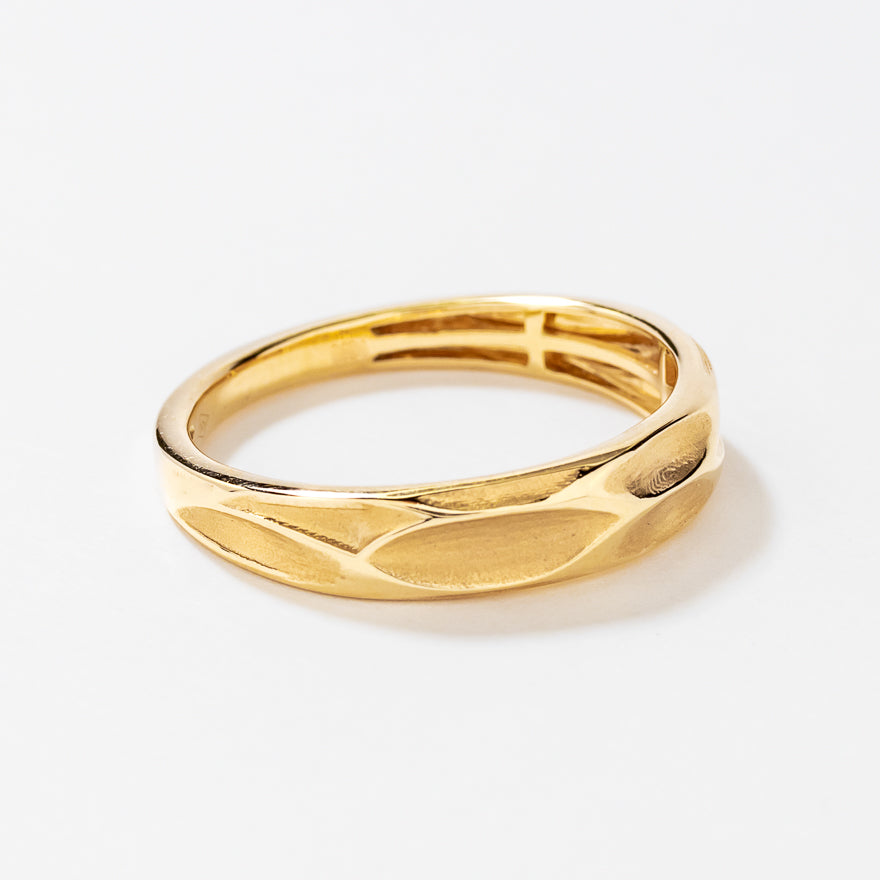 Men's Wedding Band 10K Yellow Gold