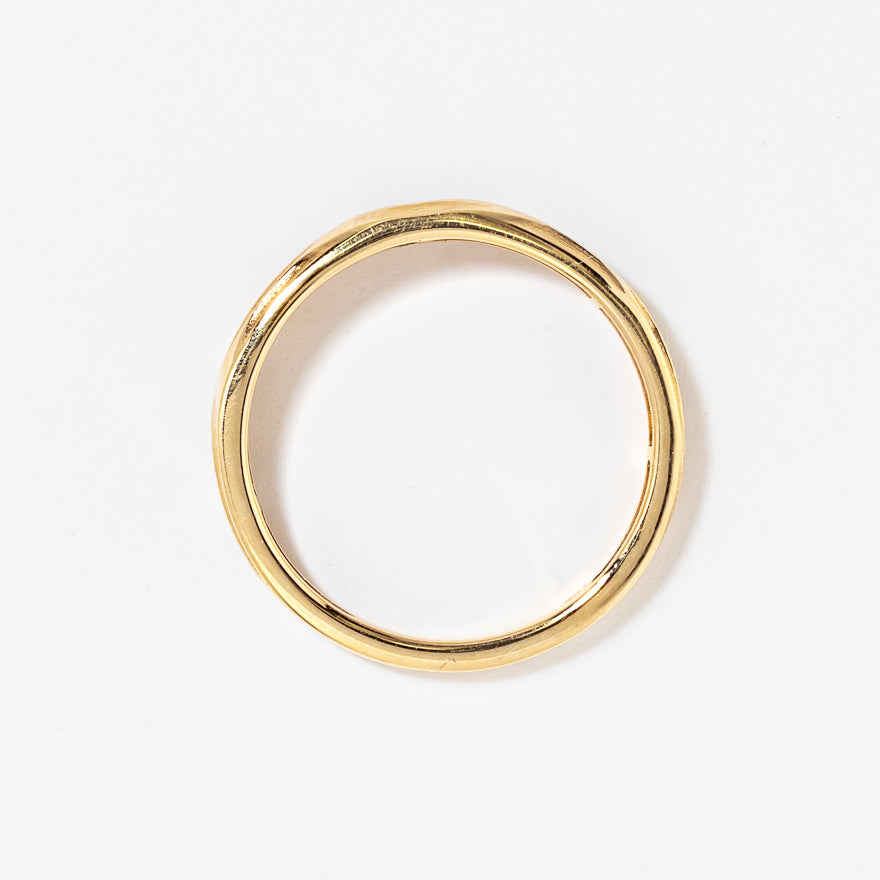 Men's Wedding Band in 10K Yellow Gold