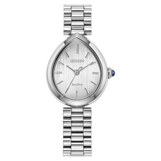 Citizen Eco-Drive L Rainell Silver Dial  Watch | EM1200-55A