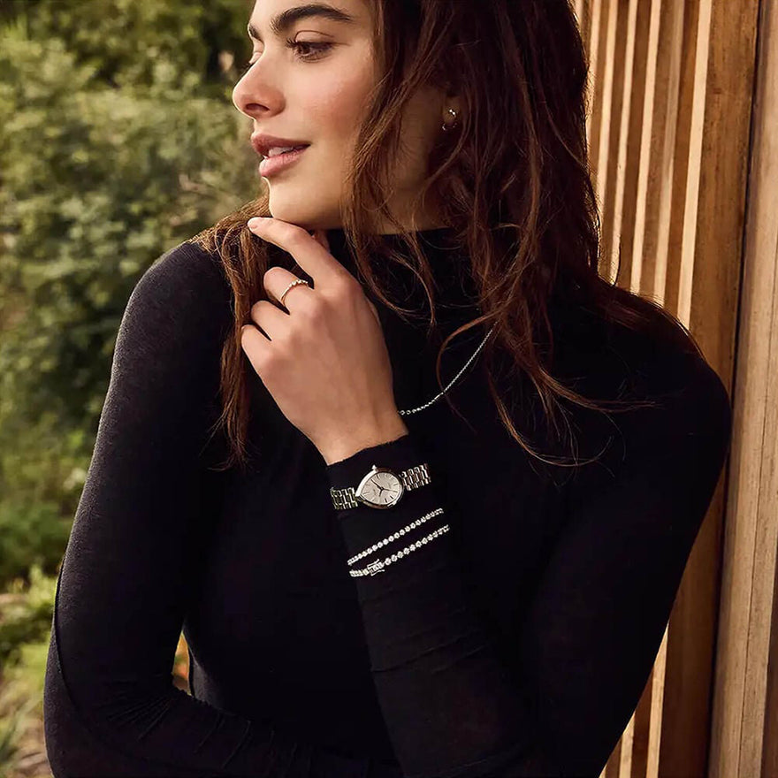 Citizen Eco-Drive L Rainell Silver Dial  Watch | EM1200-55A