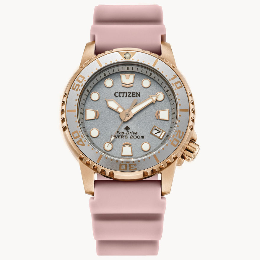 CITIZEN Eco-Drive 腕時計 ピンク ダイヤ ソーラー レディース Citizen Eco-Drive Ladies Pink Dial Watch With Diamonds