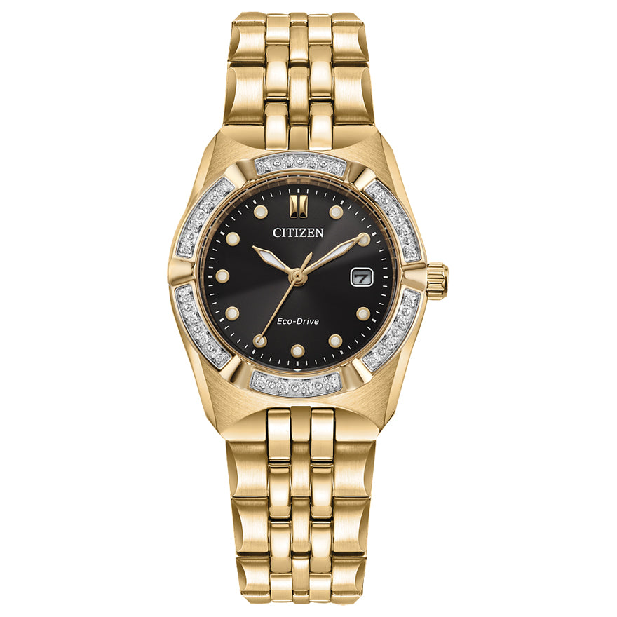 Citizen Eco-Drive Corso Diamond Ladies Watch | EW2712-55E