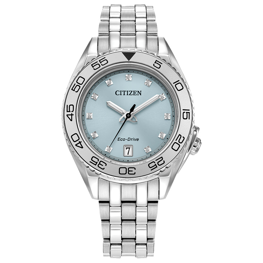 Citizen Eco-Drive Carson Light Blue Dial Watch | FE6161-54L