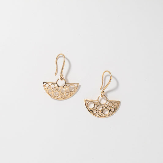 Dangle Earrings in 10K Yellow Gold