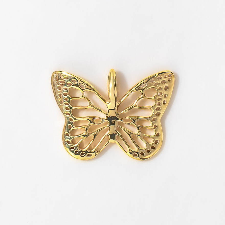 Butterfly Pendant in 10K Yellow Gold