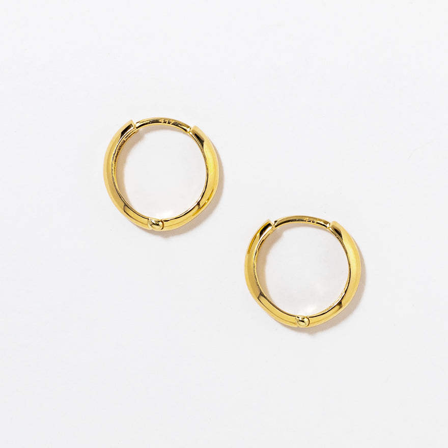 Hoop Earrings in 10K Yellow Gold