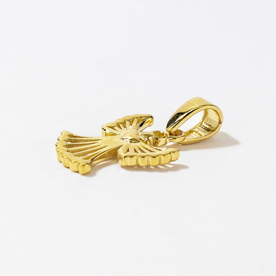 Angel Pendant in 10K Yellow Gold