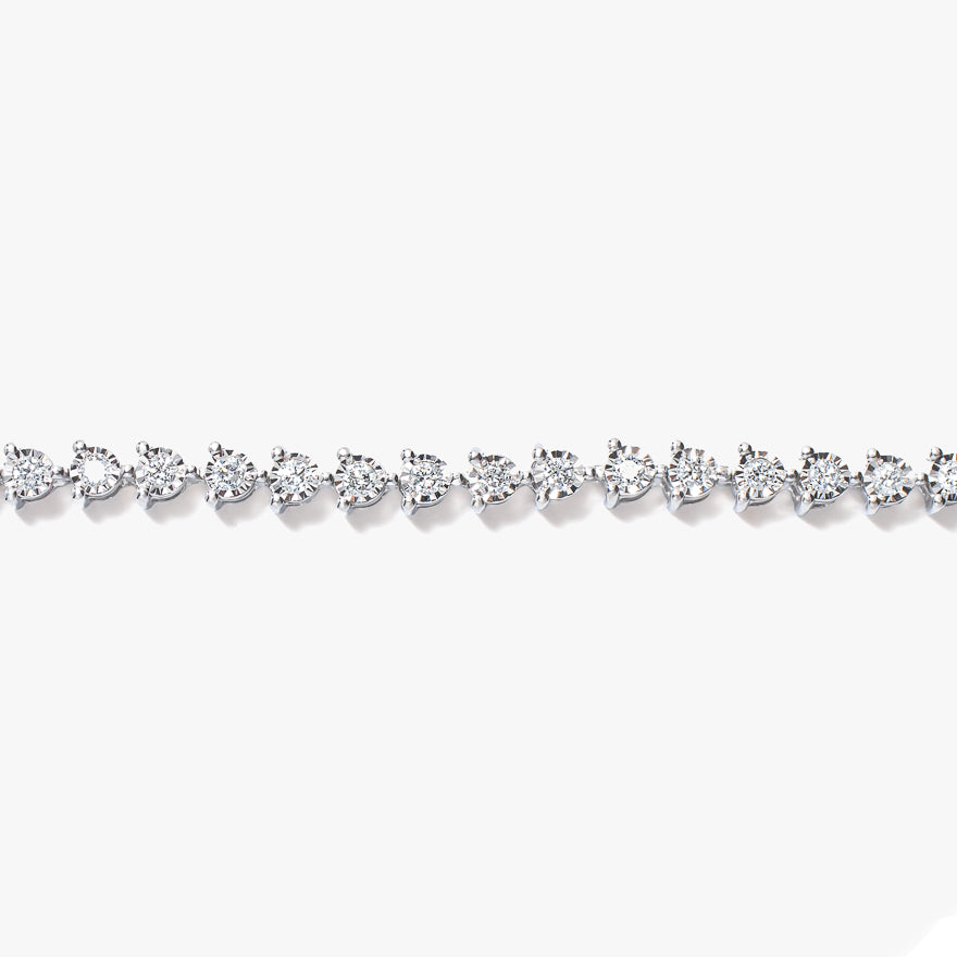 Diamond Tennis Bracelet in 10K White Gold (1.00 ct tw)