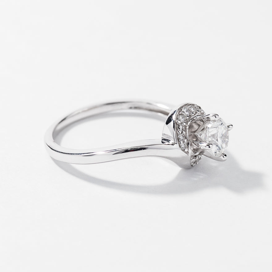 Diamond Engagement Ring in 14K White Gold (0.50 ct tw)