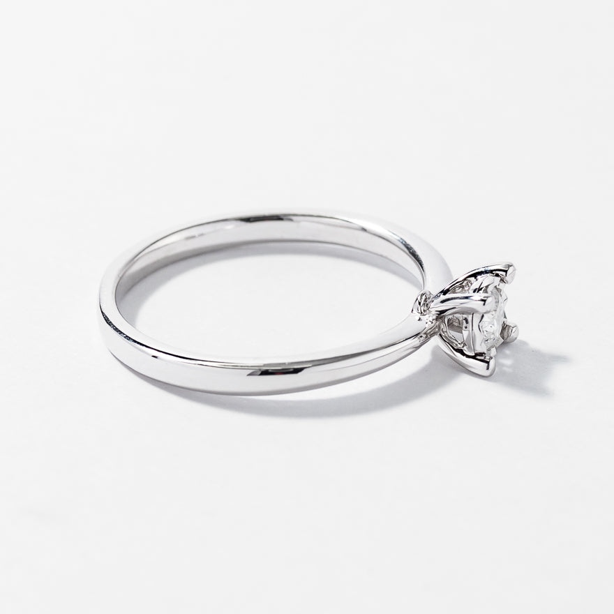 10K White Gold Promise Ring (0.20 ct tw)