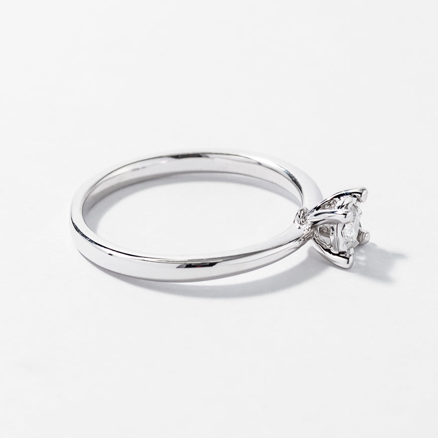 10K White Gold Promise Ring (0.20 ct tw) – Ann-Louise Jewellers