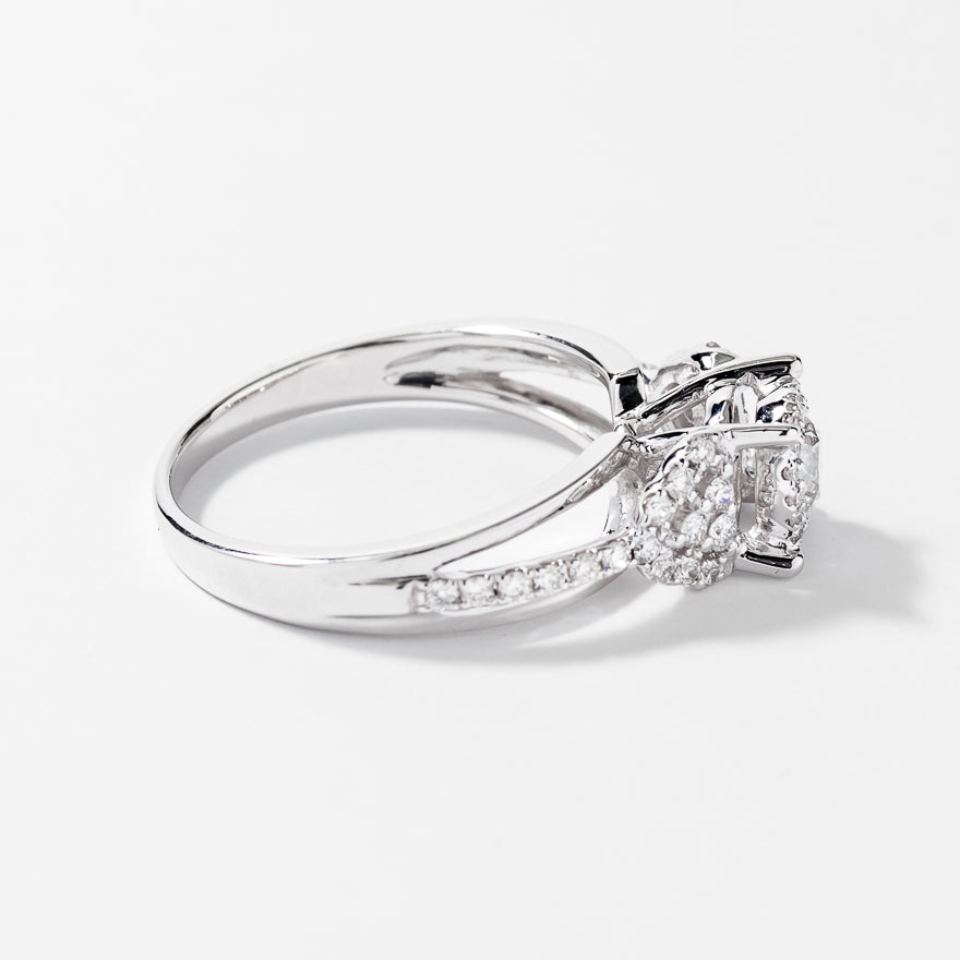 Diamond Engagement Ring in 14K White Gold (0.75 ct tw)