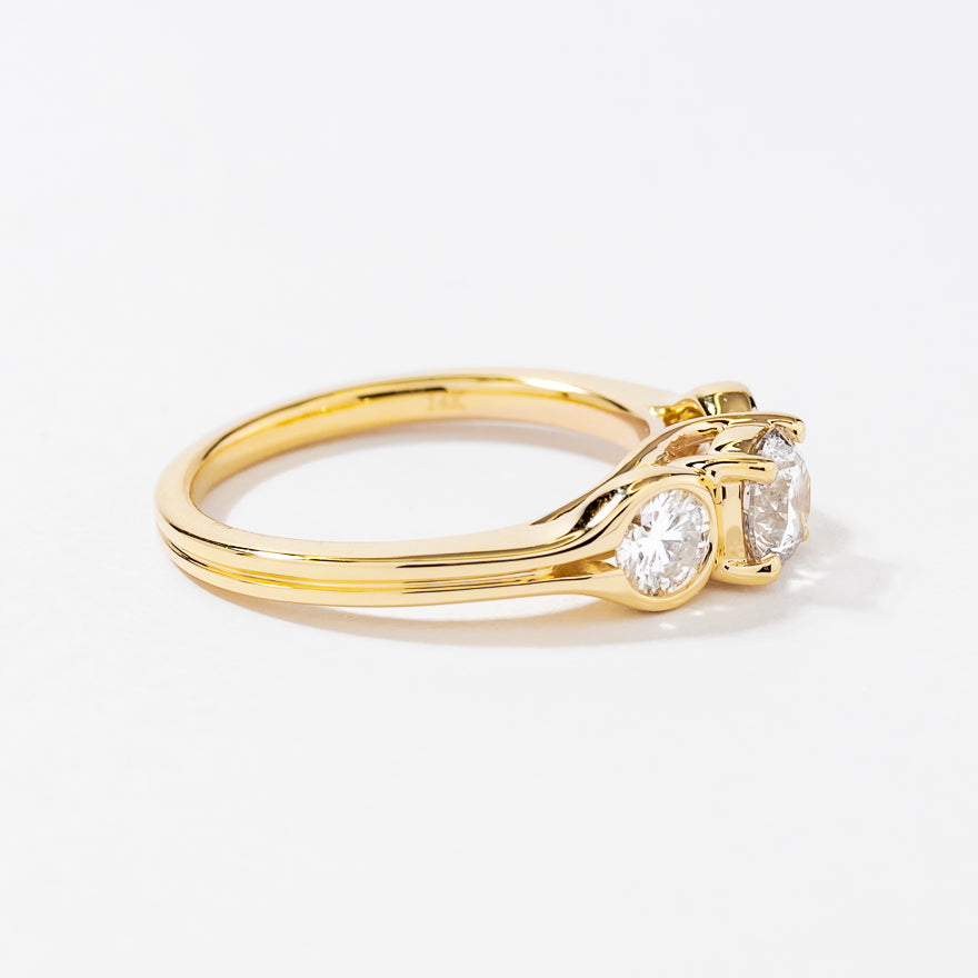 Diamond Engagement Ring 14K Yellow Gold (1.17 ct tw)