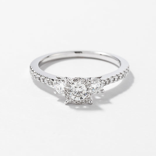 Diamond Engagement Ring in 14K White Gold (0.68 ct tw)