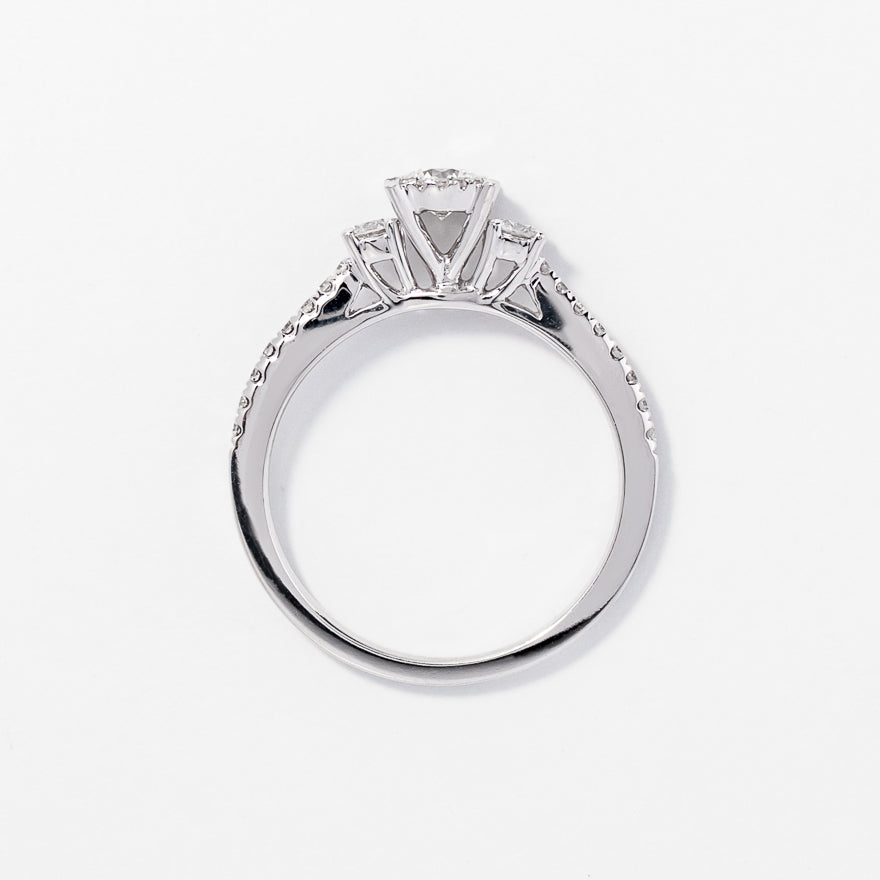 Diamond Engagement Ring in 14K White Gold (0.68 ct tw)