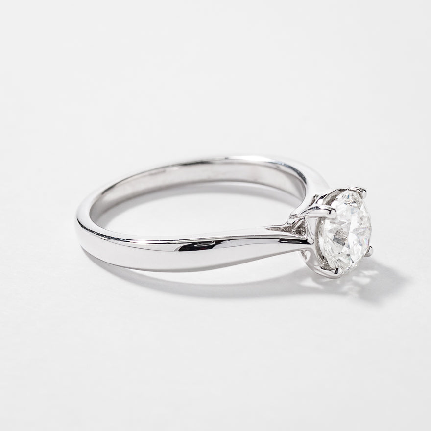 Canadian Diamond Solitaire Engagement Ring in 14K White Gold (1.00 ct tw)